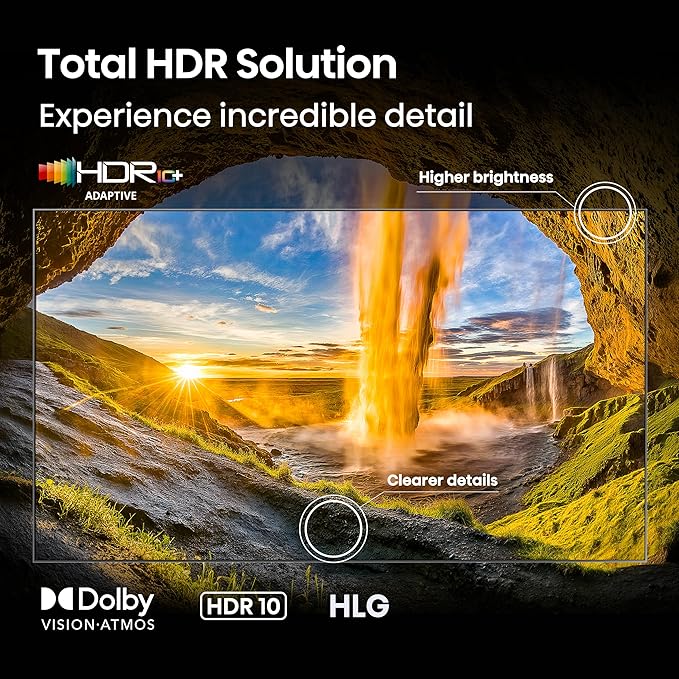 Hisense 100" Class E6 Series QLED 4K UHD Smart Fire TV (100E6QF, 2025 Model) - QLED, Native 144Hz, Dolby Vision IQ · Atmos, Motion Rate 240, HDR 10+, Game Mode Pro, Voice Remote with Alexa - Image 6