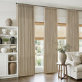 Memory Trained Pinch Pleated 126 Inch Extra Long Curtains by Twodrapes