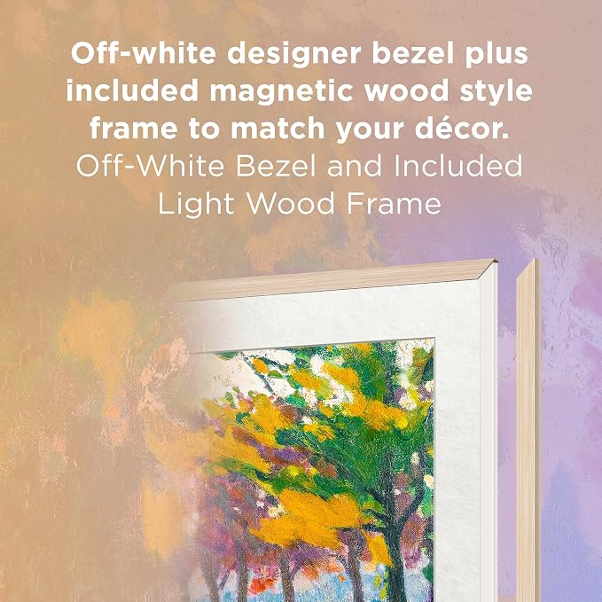 TCL 65 Inch Class NXTVISION Series Picture Frame Art TV | 65A300W, Latest Model | QLED 4K HDR Smart Google TV | 120HZ Dolby Atmos Audio | Alexa Google Apple Streaming Television | Easy Install - Image 4