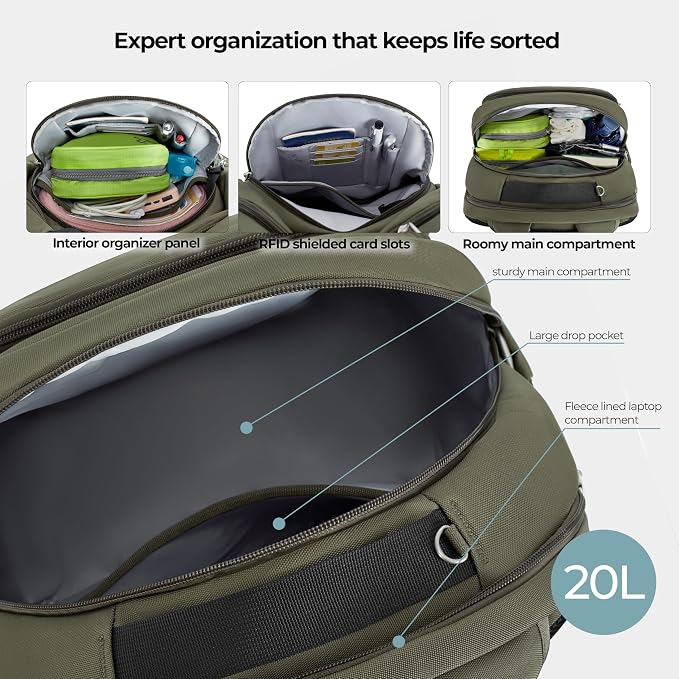 Travelon Anti-Theft Classic Large Backpack - Image 8