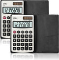 Calculator, Deli Standard Function Basic Calculators, Solar Battery Dual Power by delioffice