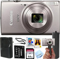 Canon PowerShot IXY 650 HS Digital Camera+ 64GB Memory + Stabilizing Grip + by Amazon+Renewed