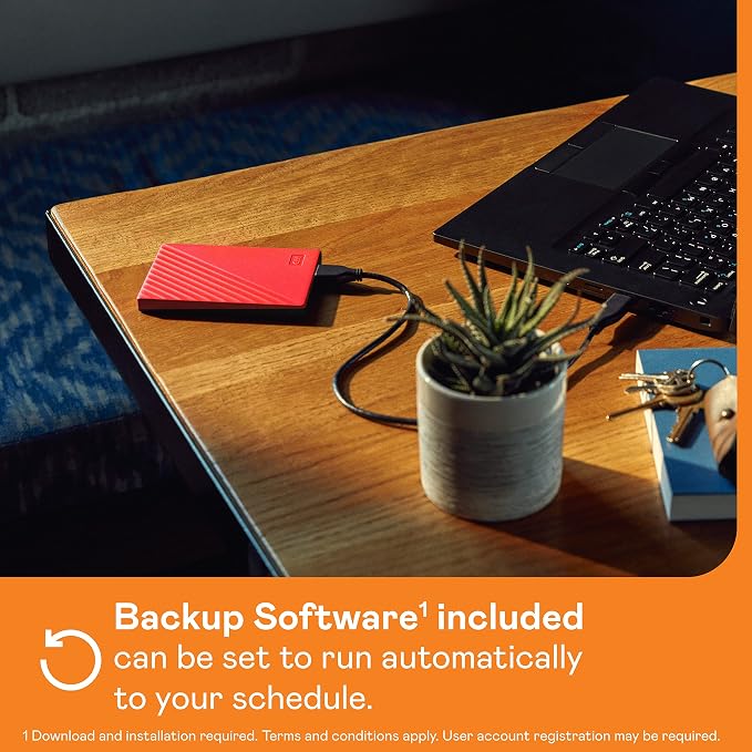 WD 2TB My Passport, Portable External Hard Drive, backup software - Image 3