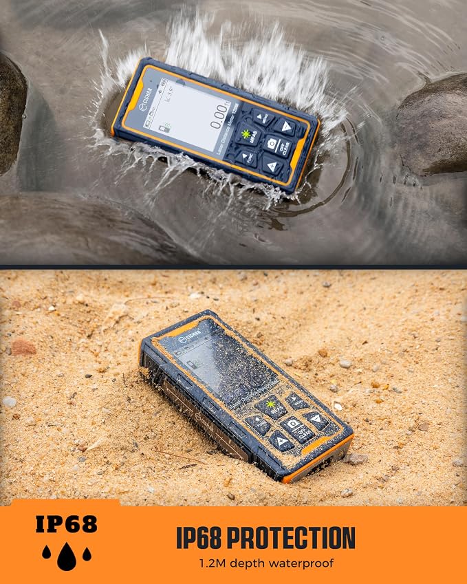Laser Measuring Tool, CIGMAN 393ft Green-Beam Laser Measure, Outdoor Laser - Image 7