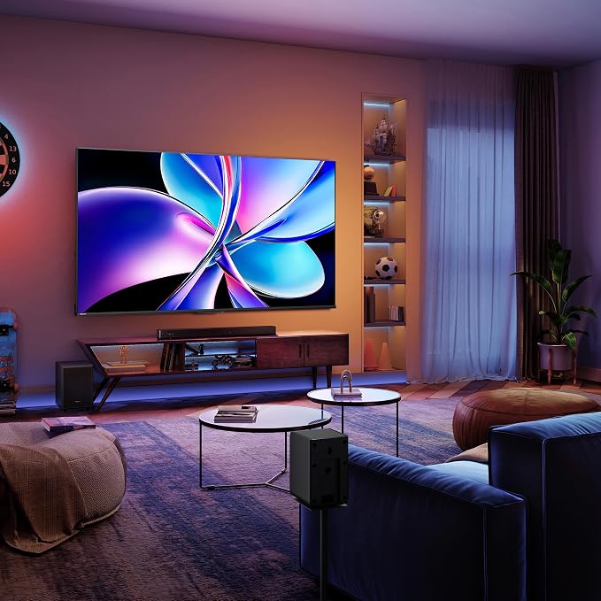 Hisense 65" Class QD7 Series Mini-LED 4K UHD Smart Fire TV (65QD7QF, 2025 Model) - QLED, HDR10+, Dolby Vision, Dolby Atmos, Game Mode Plus, ALLM, Alexa Built in with Voice Remote, Streaming TV, Black - Image 14