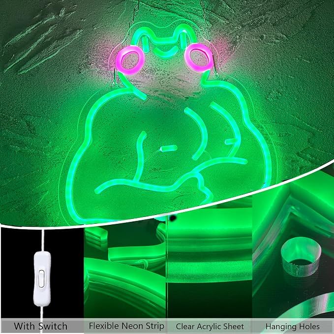 Fitness Frog Neon Sign - Image 3