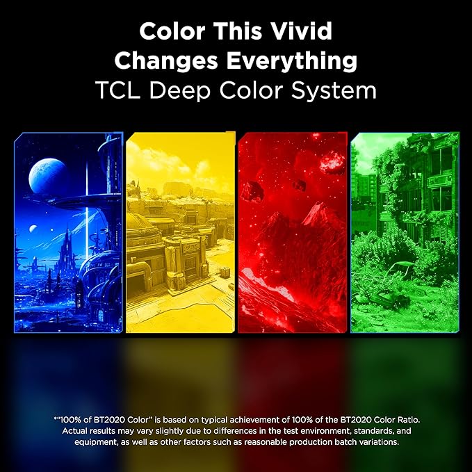 TCL 98 Inch Class QM7L Series | SQD-Mini-LED QLED Smart TV | 98QM7L, 2026 Model | 144Hz | Ultimate Color Ultra Brightness & Contrast | Google AI Bang & Olufsen | Voice Gaming Streaming Television - Image 6
