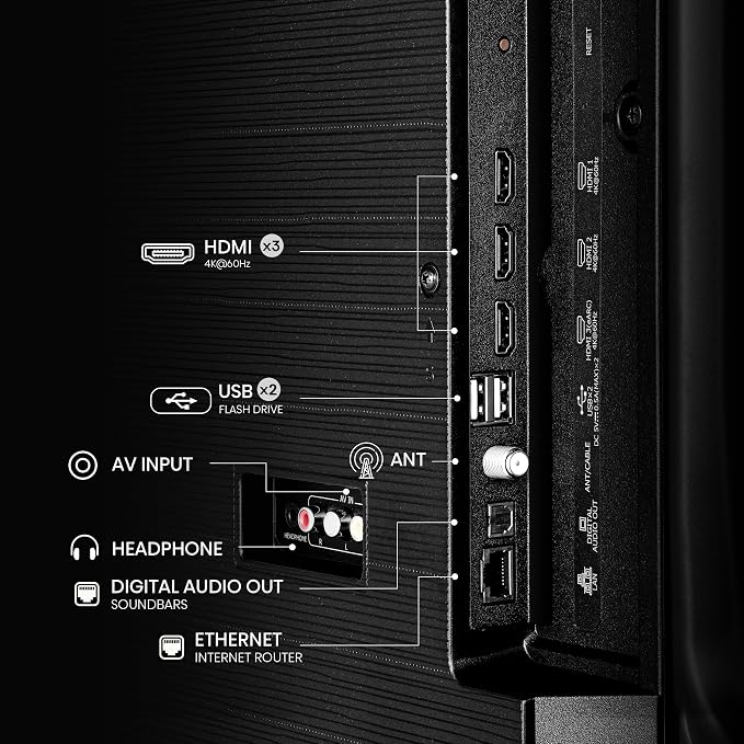Hisense 43" E6 Cinema Series Hi-QLED 4K UHD Smart Fire TV (43E6QF) - AI Light Sensor, Dolby Vision · Atmos, Voice Remote with Alexa, Motion Rate 120, HDR 10+ Adaptive, Game Mode Plus - Image 14