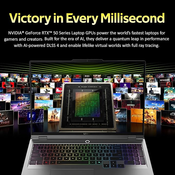 Lenovo Legion 5 16" WQXGA 240Hz Gaming Laptop, Intel Ultra 9 275HX, NVIDIA GeForce RTX 5060, 16GB DDR5, 2TB Storage (1TB SSD+1TB Docking Station Set), 24-Zone RGB Backlit Keyboard, Win 11 Pro, Gray - Image 6