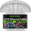 GEARit Cat 6 Ethernet Cable Cat6 Network Patch, Snagless Cord, Internet by GEARit