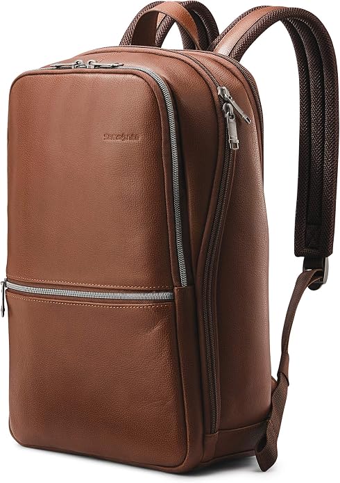 Samsonite Classic Leather Slim Backpack by Samsonite