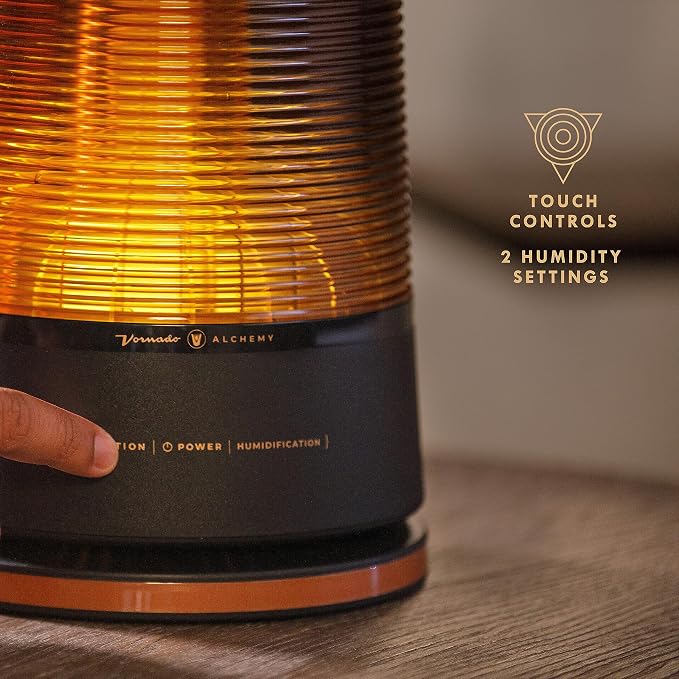Vornado LUCERNA 3 Alchemy Ultrasonic Cool Mist Humidifier with Ambient Light, 1.5 Gallon Tank Capacity, 28 Hour Runtime, Touch Control, Auto Shut-Off Humidifier for Large Room, Bedroom - Image 6
