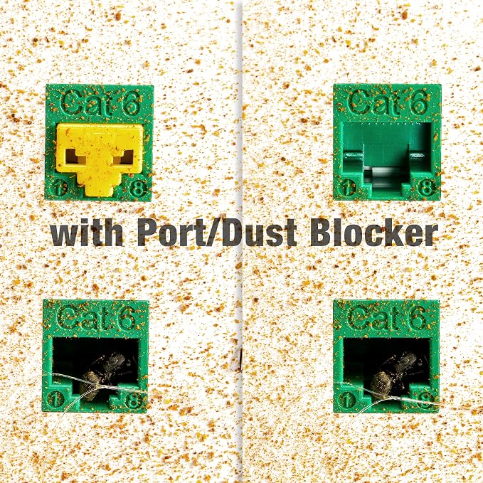 NTW RJ45 Port Blocker & Dust Cover, Network & Ethernet Port Protector, Secure - Image 8