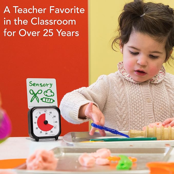 Time Timer 3 inch Visual Timer — 60 Minute Kids Desk Countdown Clock - Image 2